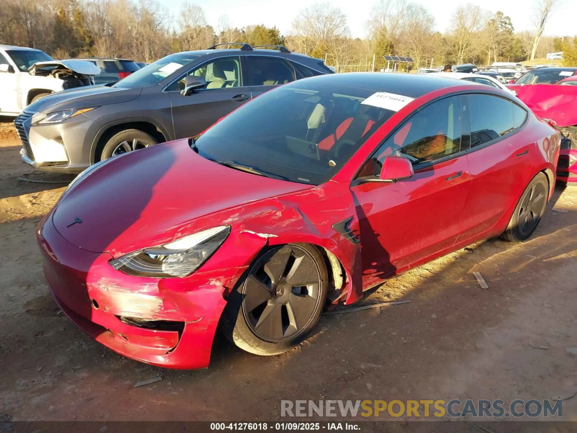 2 Фотография поврежденного автомобиля 5YJ3E1EAXPF600218 TESLA MODEL 3 2023