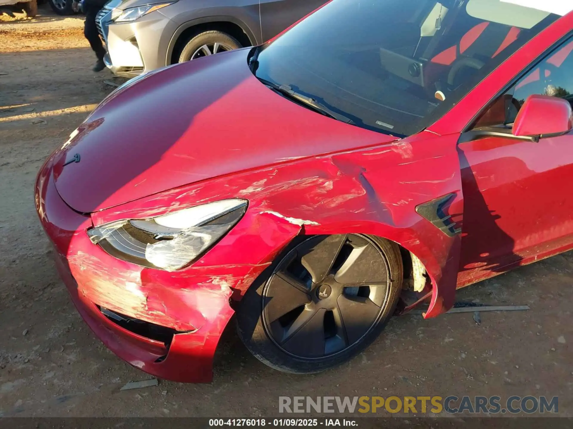 6 Фотография поврежденного автомобиля 5YJ3E1EAXPF600218 TESLA MODEL 3 2023