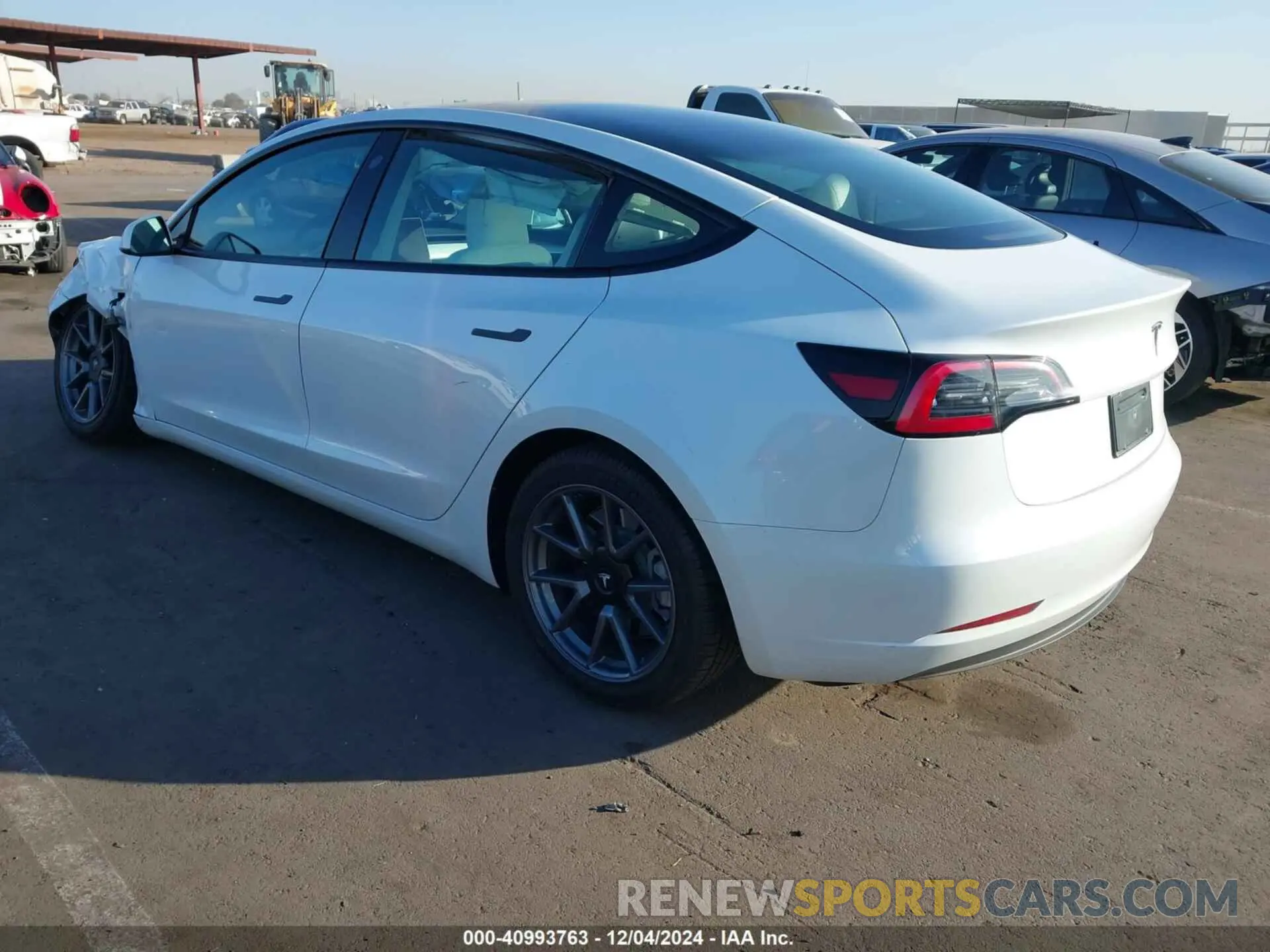 3 Photograph of a damaged car 5YJ3E1EAXPF602079 TESLA MODEL 3 2023
