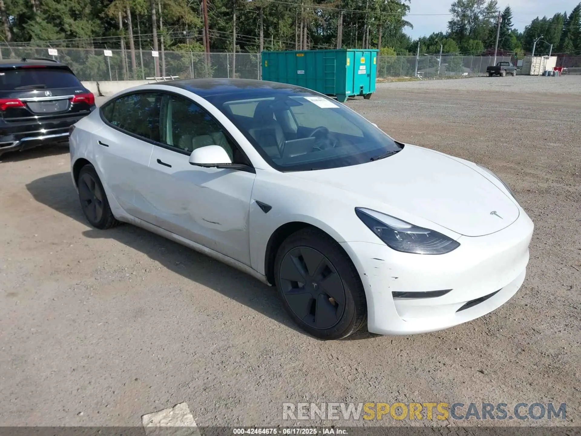 1 Фотография поврежденного автомобиля 5YJ3E1EAXPF609792 TESLA MODEL 3 2023
