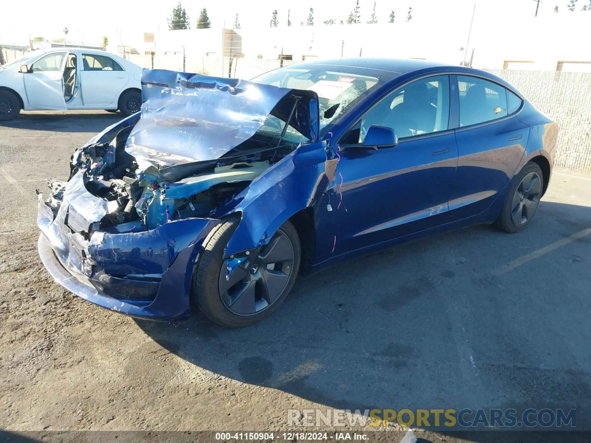 2 Photograph of a damaged car 5YJ3E1EAXPF616435 TESLA MODEL 3 2023