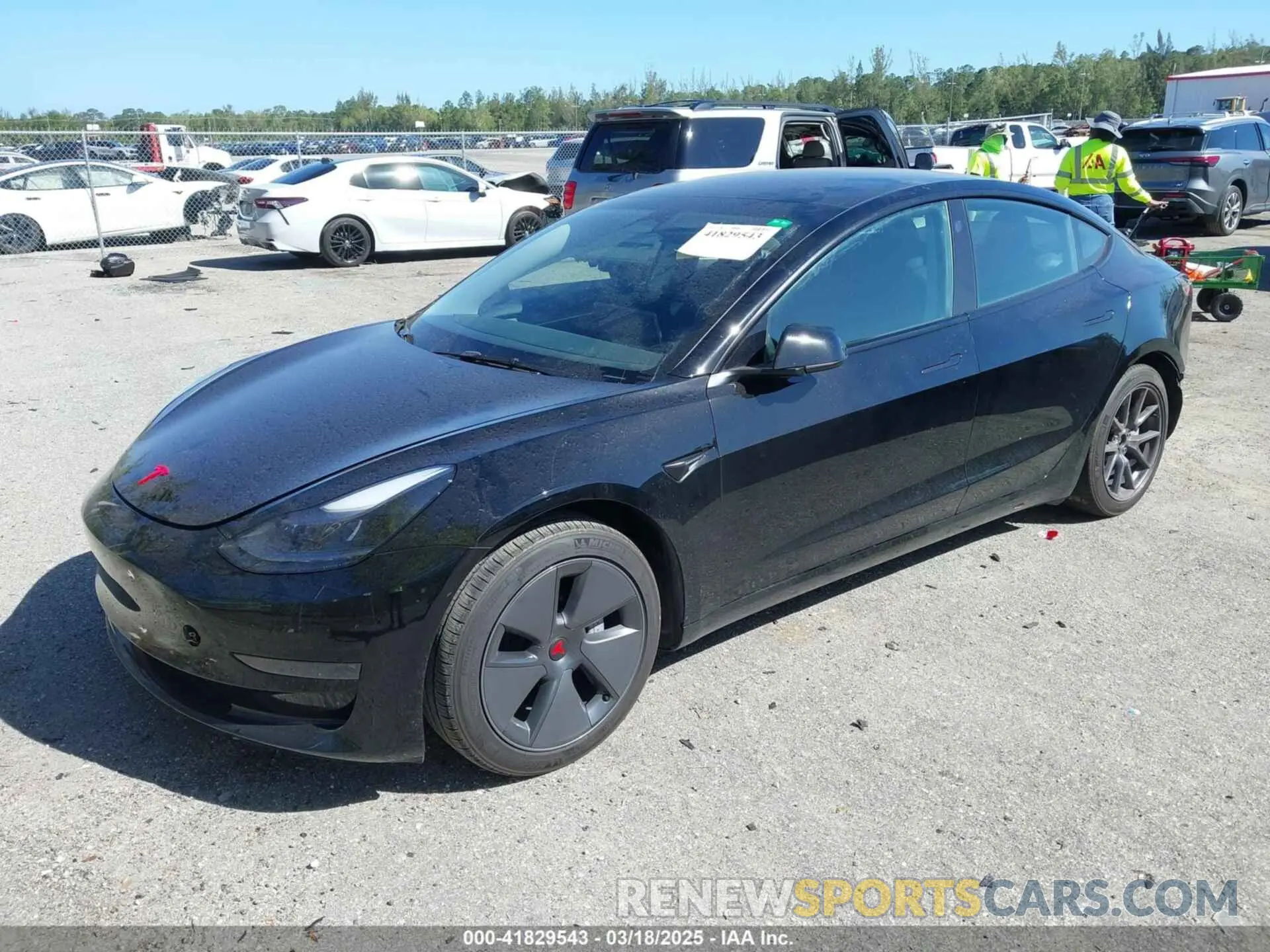2 Photograph of a damaged car 5YJ3E1EAXPF623403 TESLA MODEL 3 2023