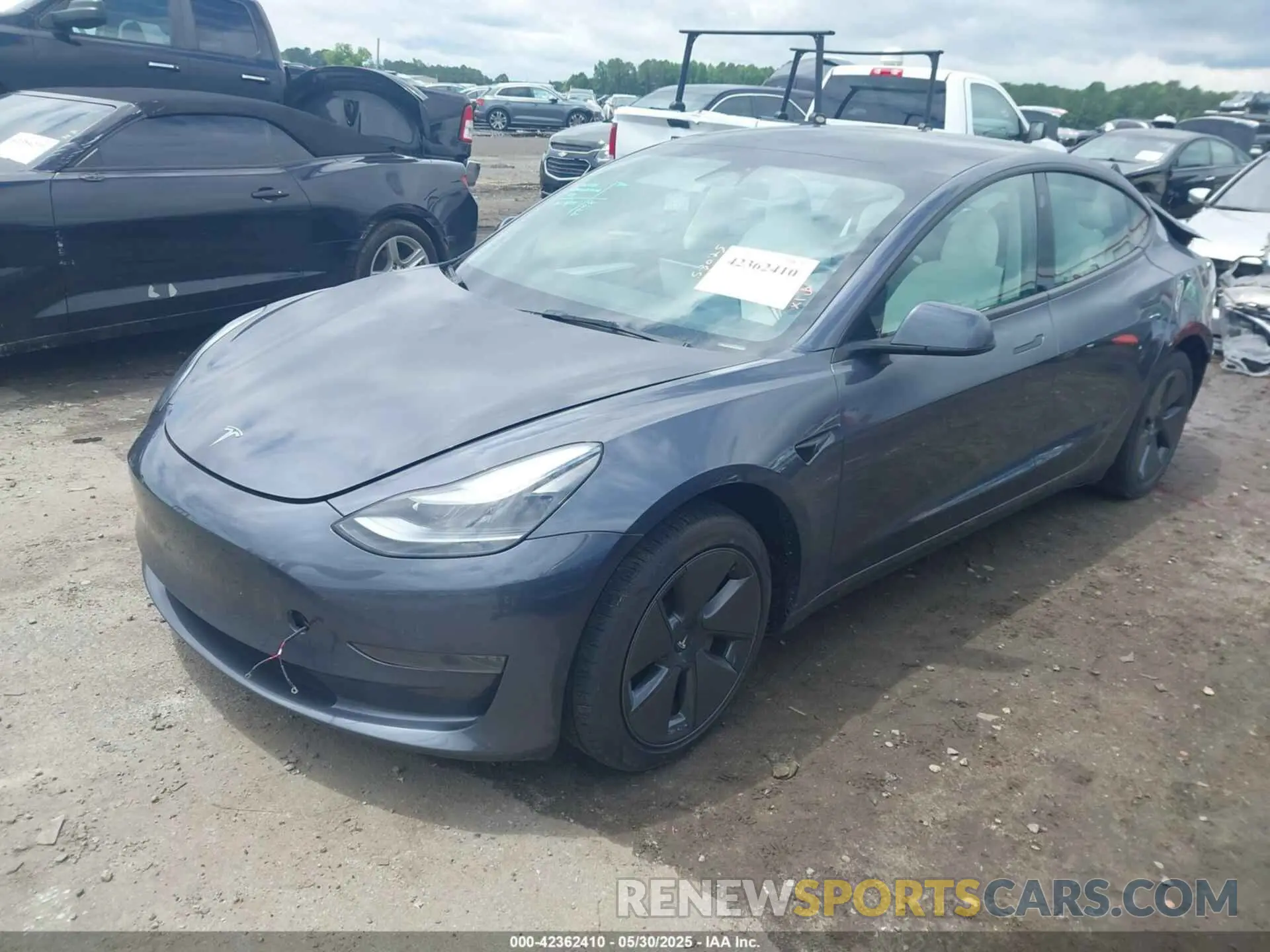 2 Фотография поврежденного автомобиля 5YJ3E1EAXPF628911 TESLA MODEL 3 2023
