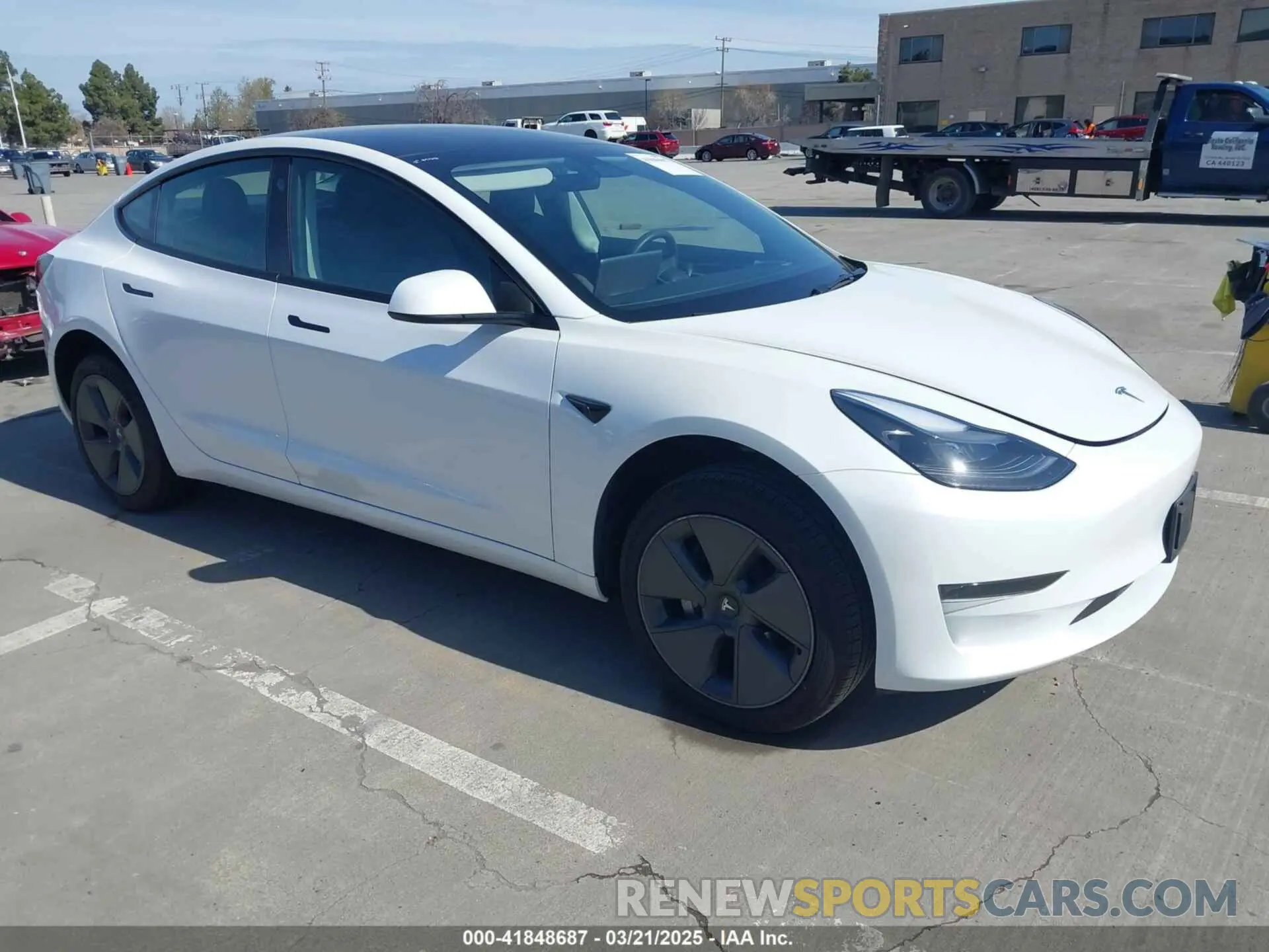 1 Photograph of a damaged car 5YJ3E1EAXPF646809 TESLA MODEL 3 2023