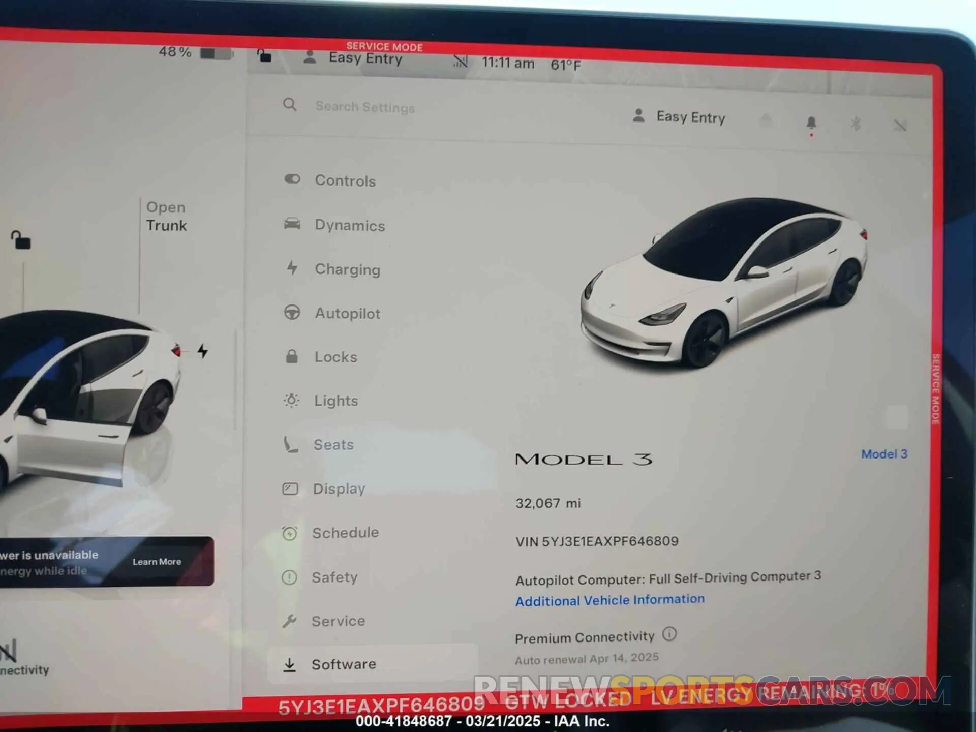 7 Photograph of a damaged car 5YJ3E1EAXPF646809 TESLA MODEL 3 2023