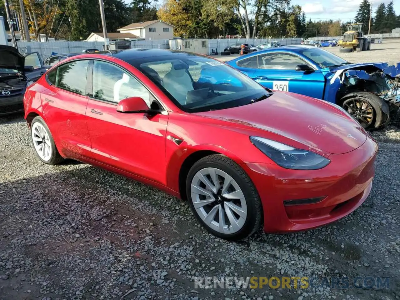 4 Photograph of a damaged car 5YJ3E1EAXPF658393 TESLA MODEL 3 2023