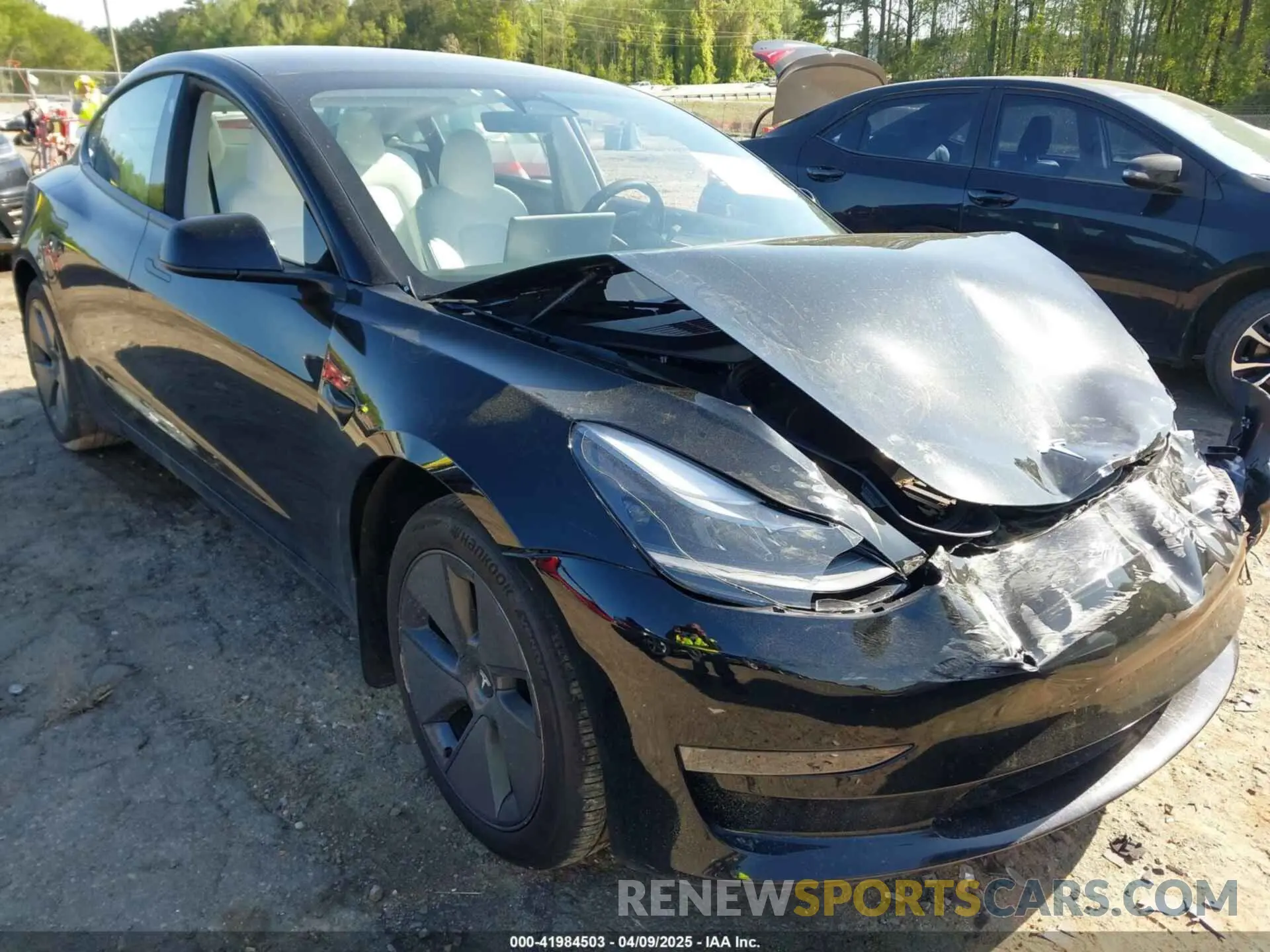 1 Photograph of a damaged car 5YJ3E1EAXPF669006 TESLA MODEL 3 2023