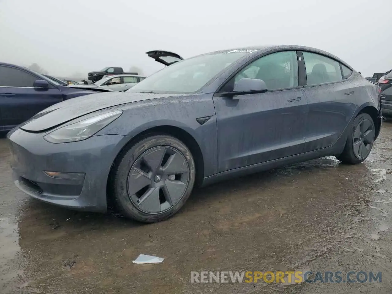 1 Фотография поврежденного автомобиля 5YJ3E1EAXPF678014 TESLA MODEL 3 2023