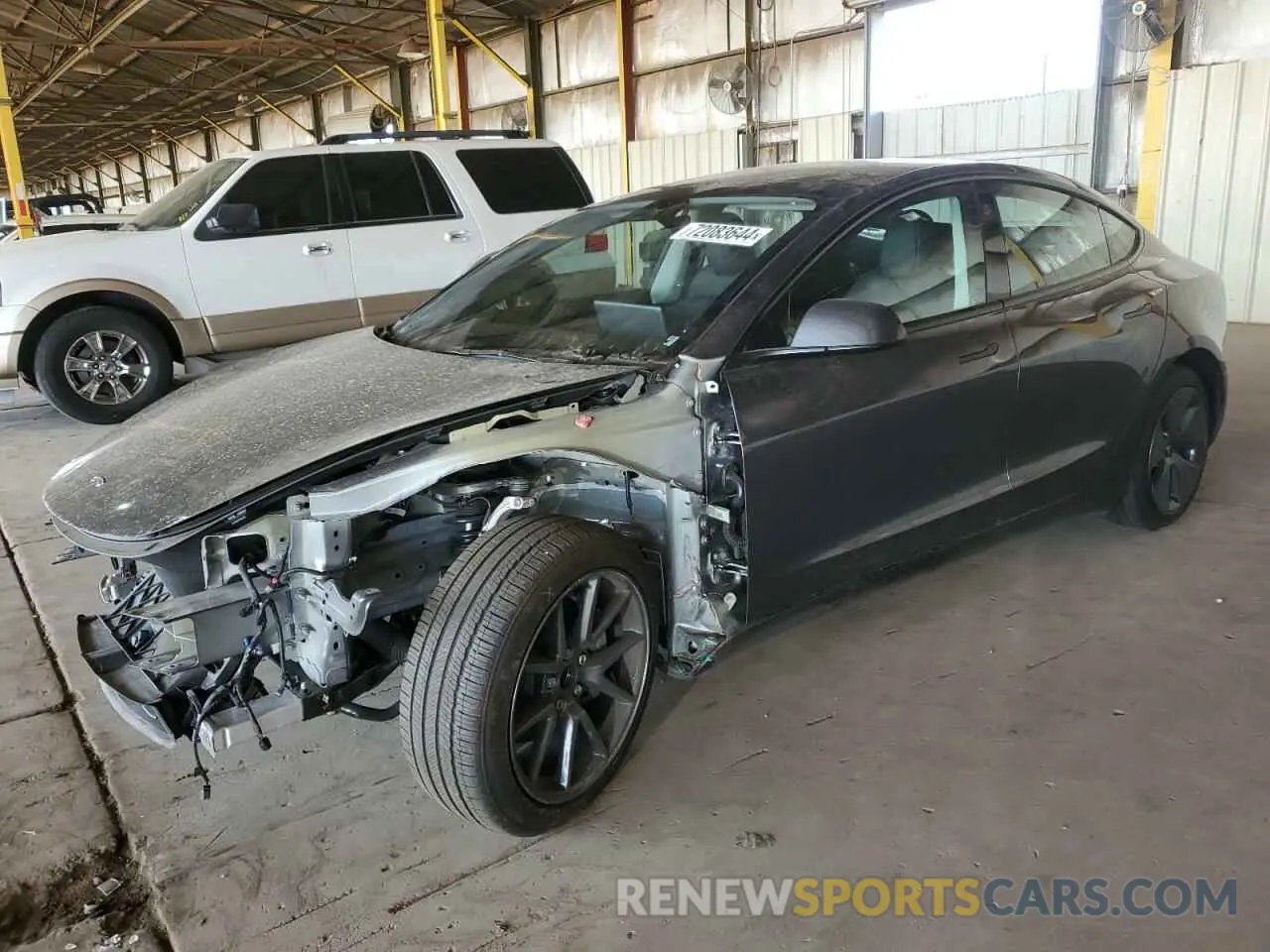 1 Photograph of a damaged car 5YJ3E1EAXPF691796 TESLA MODEL 3 2023