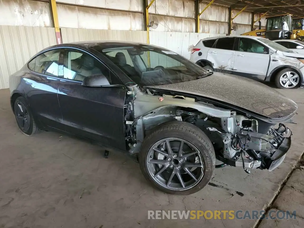 4 Photograph of a damaged car 5YJ3E1EAXPF691796 TESLA MODEL 3 2023