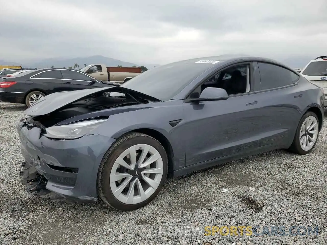 1 Фотография поврежденного автомобиля 5YJ3E1EAXPF694942 TESLA MODEL 3 2023