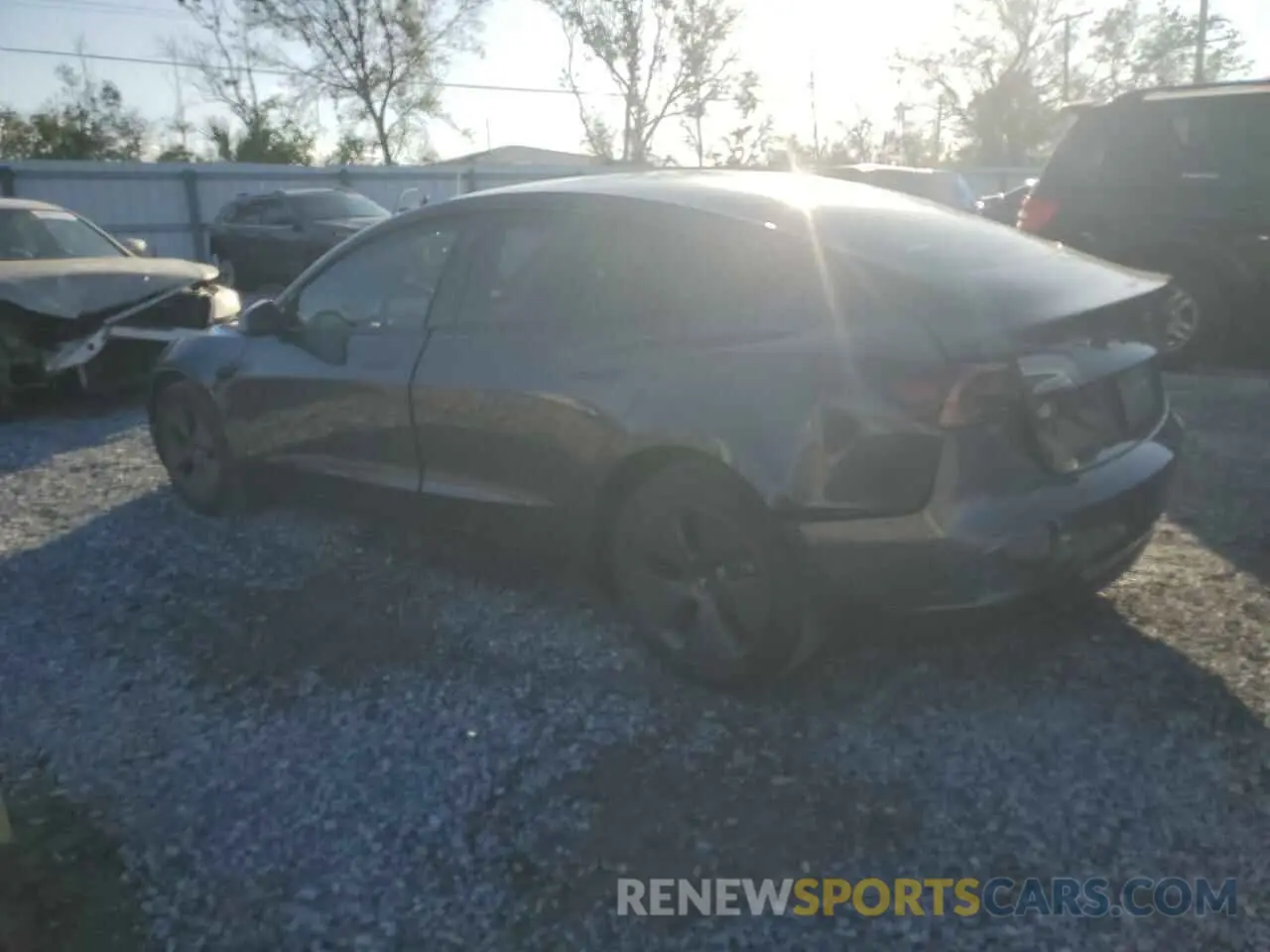 2 Photograph of a damaged car 5YJ3E1EAXPF704742 TESLA MODEL 3 2023