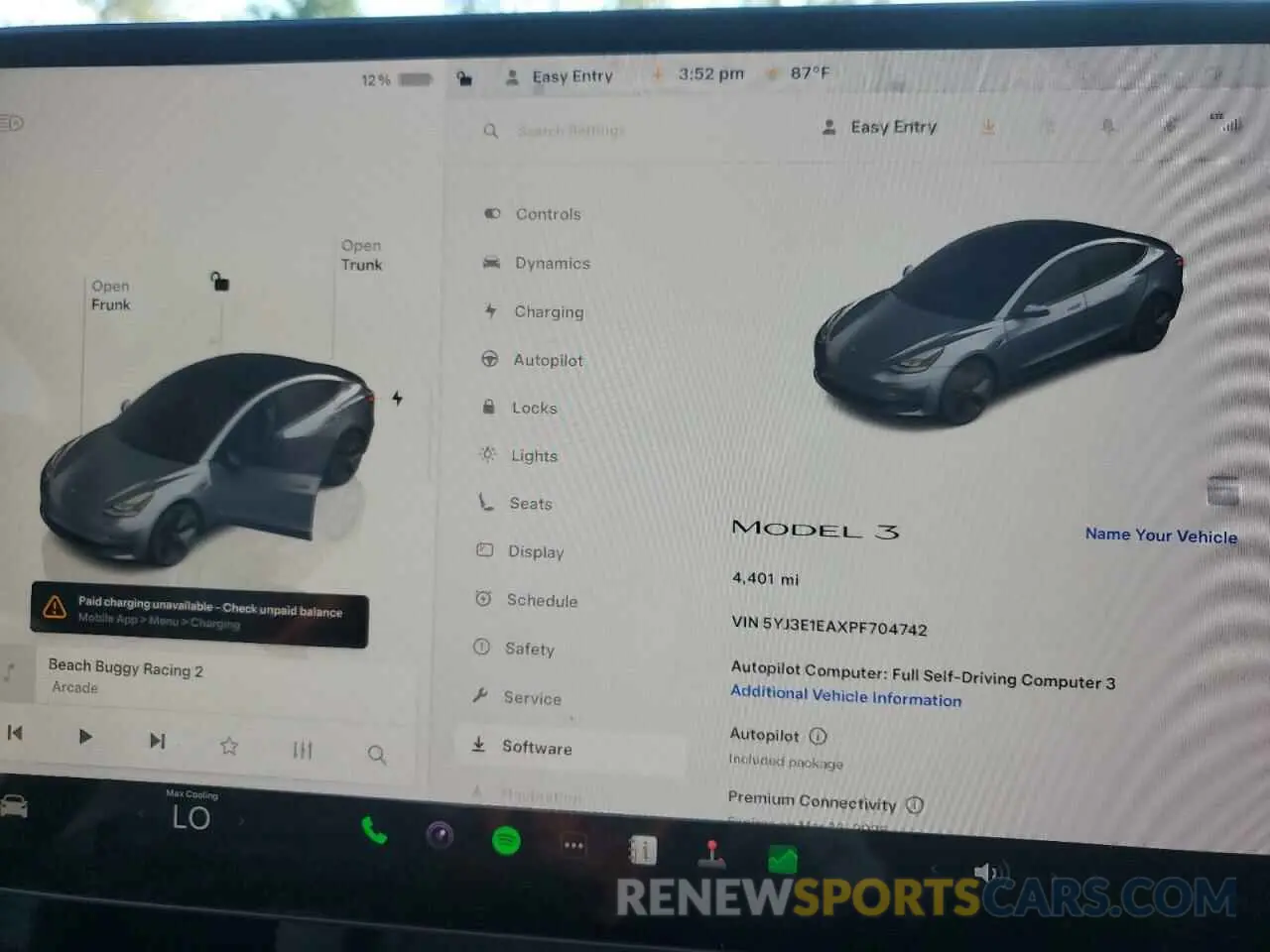 9 Photograph of a damaged car 5YJ3E1EAXPF704742 TESLA MODEL 3 2023