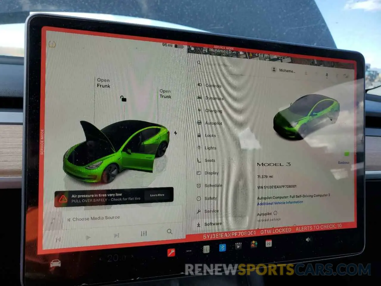 9 Фотография поврежденного автомобиля 5YJ3E1EAXPF708001 TESLA MODEL 3 2023