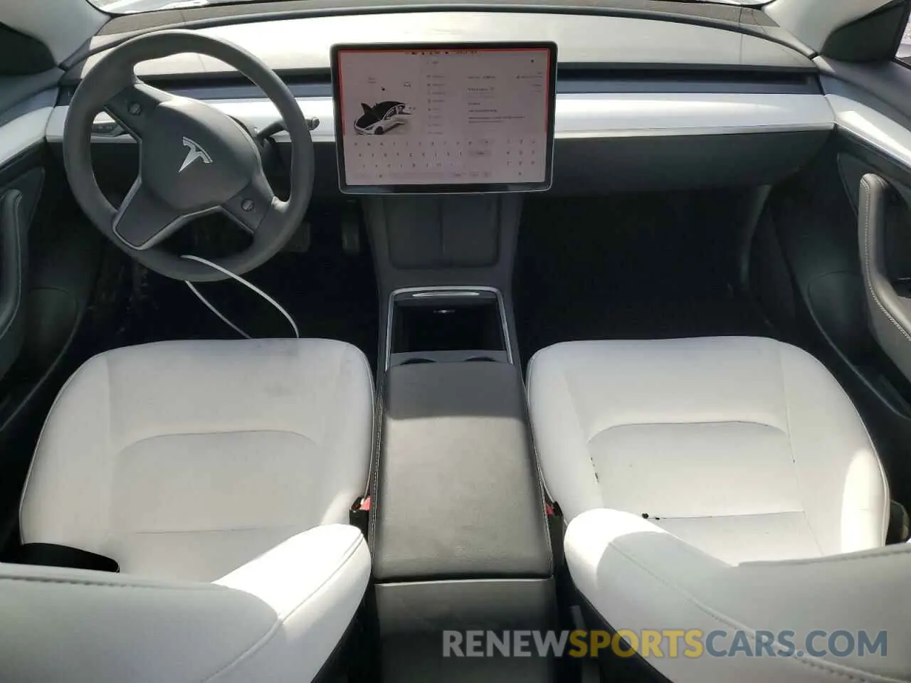 8 Photograph of a damaged car 5YJ3E1EB0PF593188 TESLA MODEL 3 2023