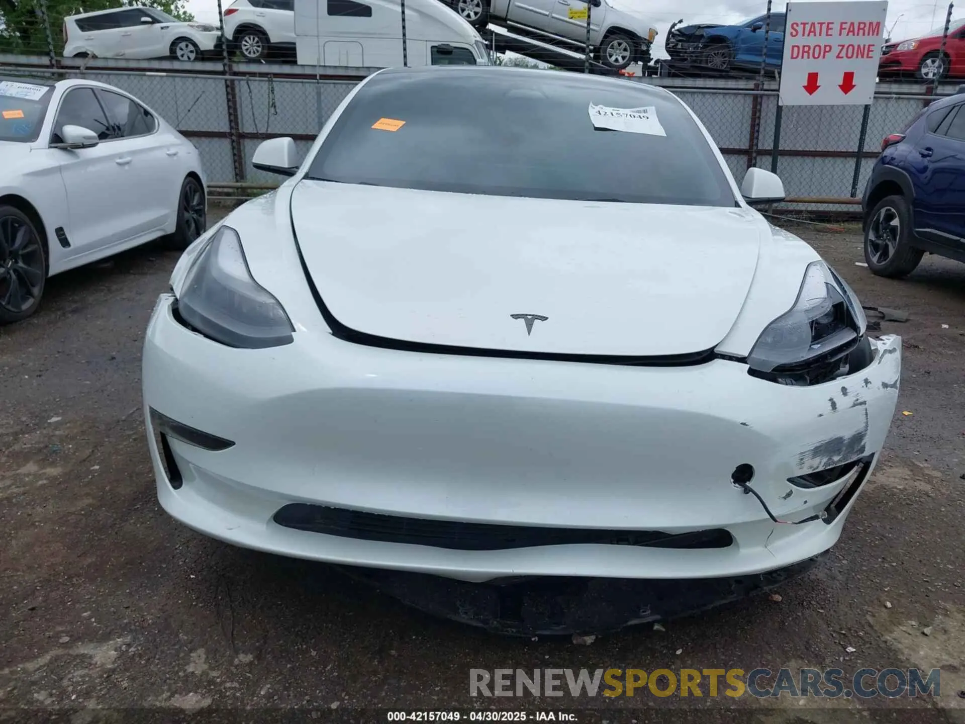 12 Фотография поврежденного автомобиля 5YJ3E1EB0PF596303 TESLA MODEL 3 2023