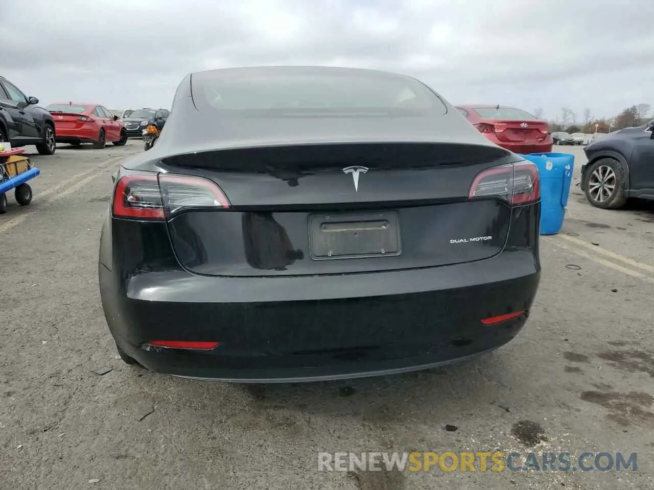 6 Фотография поврежденного автомобиля 5YJ3E1EB0PF608661 TESLA MODEL 3 2023