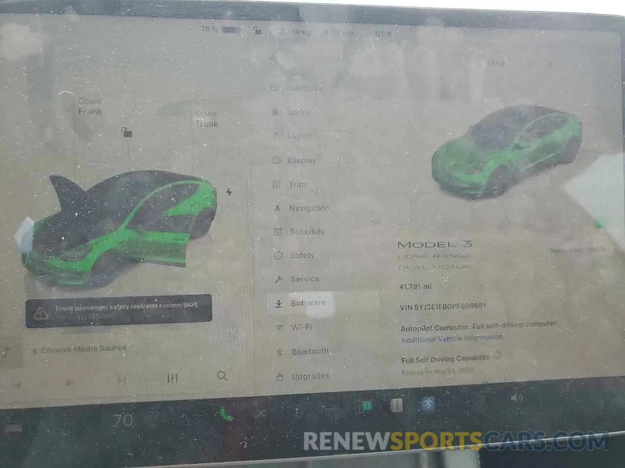 9 Фотография поврежденного автомобиля 5YJ3E1EB0PF608661 TESLA MODEL 3 2023