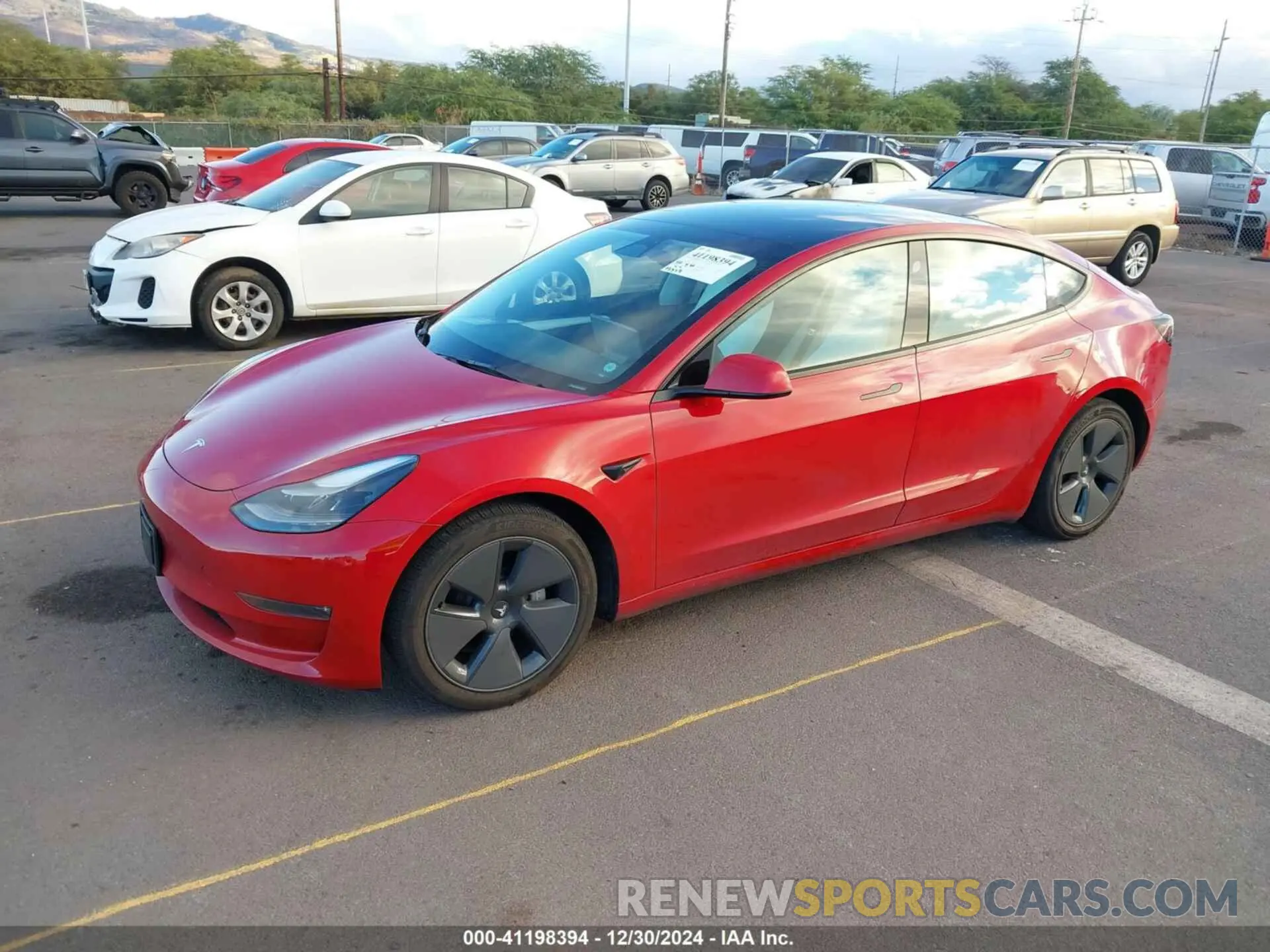 2 Photograph of a damaged car 5YJ3E1EB0PF611348 TESLA MODEL 3 2023