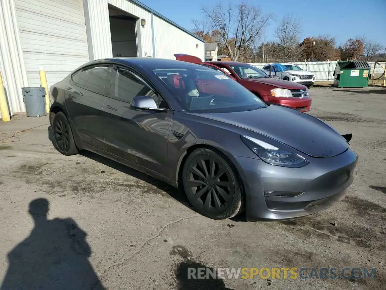 4 Photograph of a damaged car 5YJ3E1EB0PF634354 TESLA MODEL 3 2023
