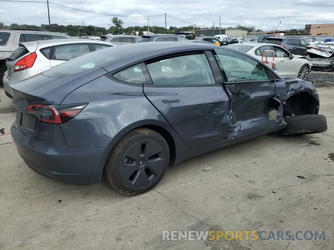 3 Фотография поврежденного автомобиля 5YJ3E1EB1PF634072 TESLA MODEL 3 2023