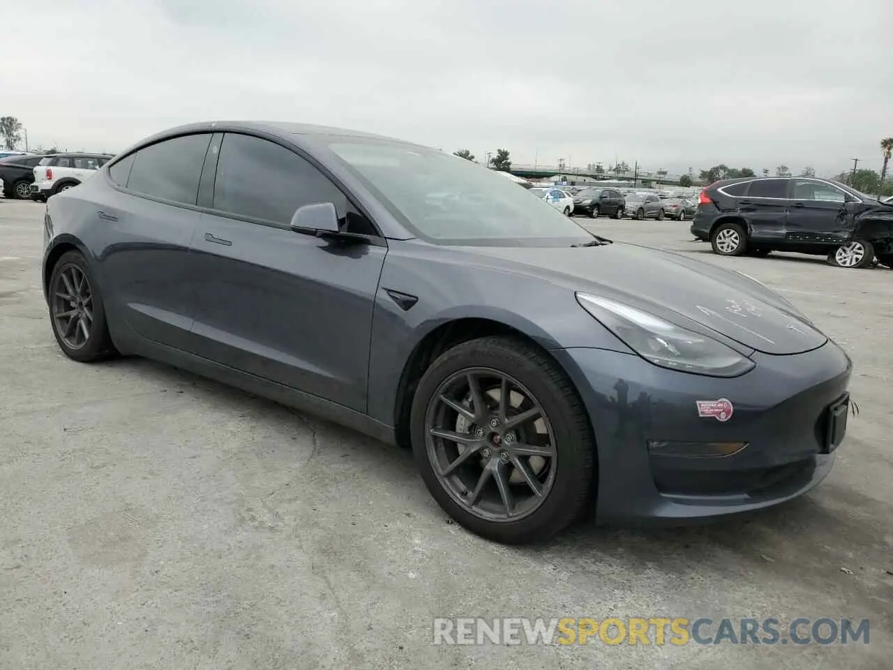 4 Photograph of a damaged car 5YJ3E1EB1PF676192 TESLA MODEL 3 2023