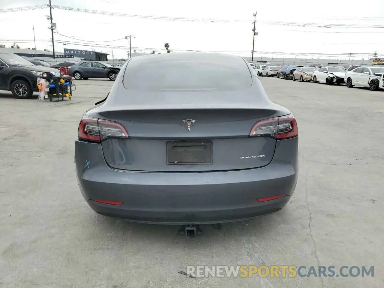 6 Photograph of a damaged car 5YJ3E1EB1PF676192 TESLA MODEL 3 2023