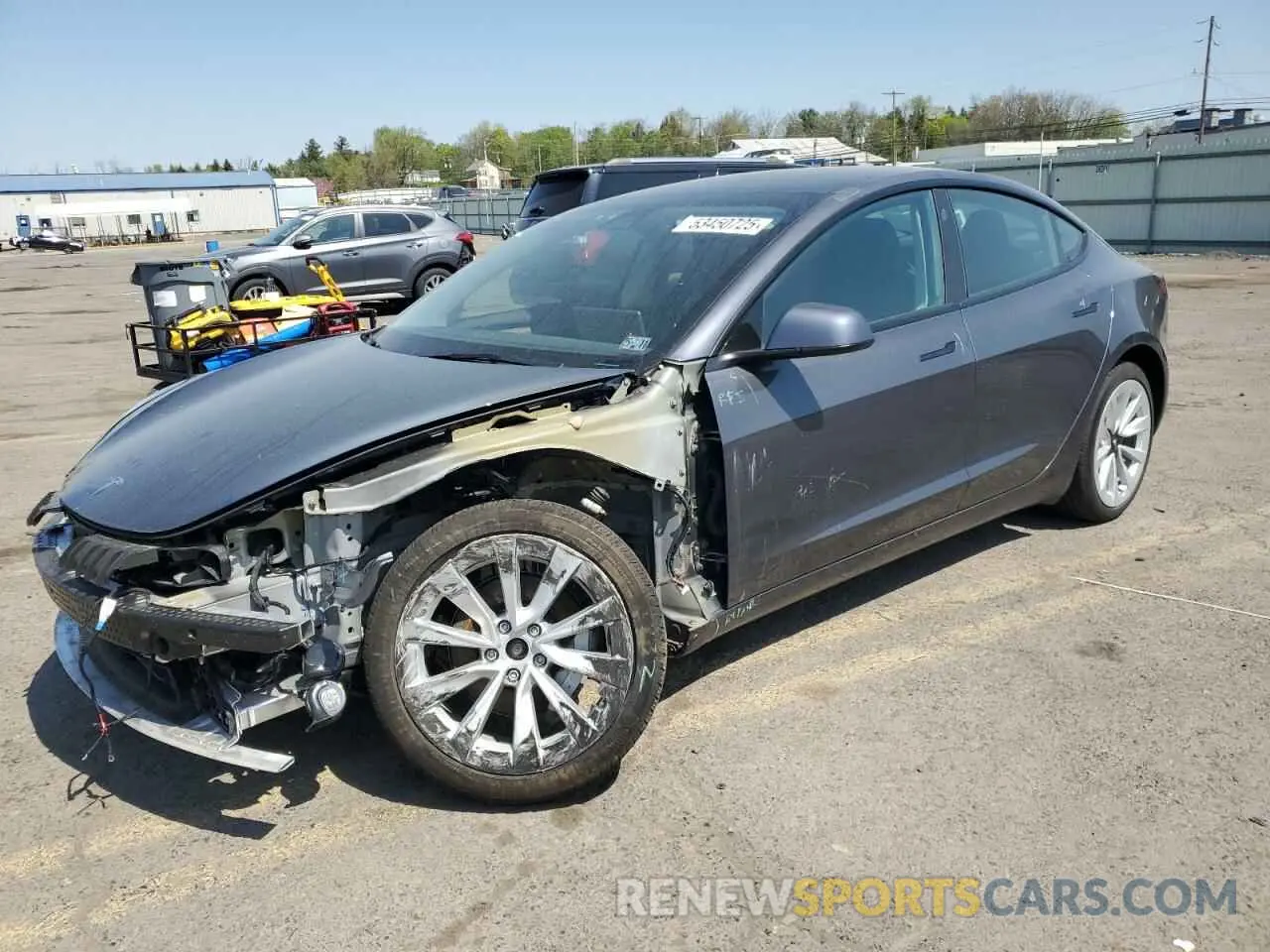 1 Фотография поврежденного автомобиля 5YJ3E1EB2PF389041 TESLA MODEL 3 2023