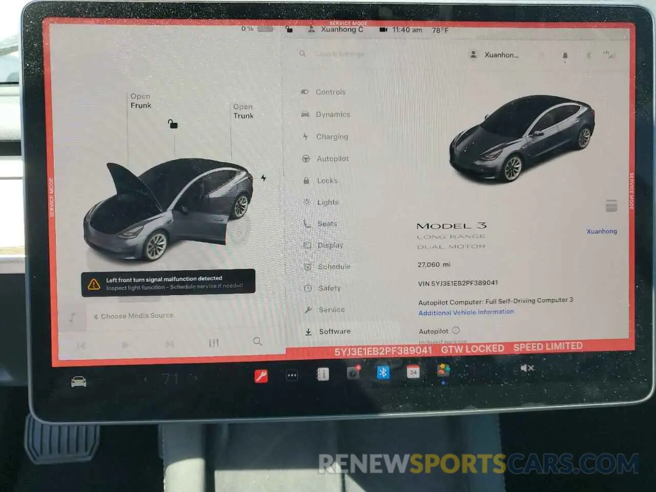 9 Фотография поврежденного автомобиля 5YJ3E1EB2PF389041 TESLA MODEL 3 2023