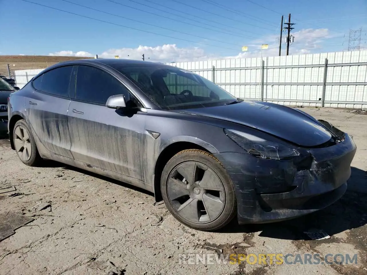 4 Фотография поврежденного автомобиля 5YJ3E1EB2PF392859 TESLA MODEL 3 2023