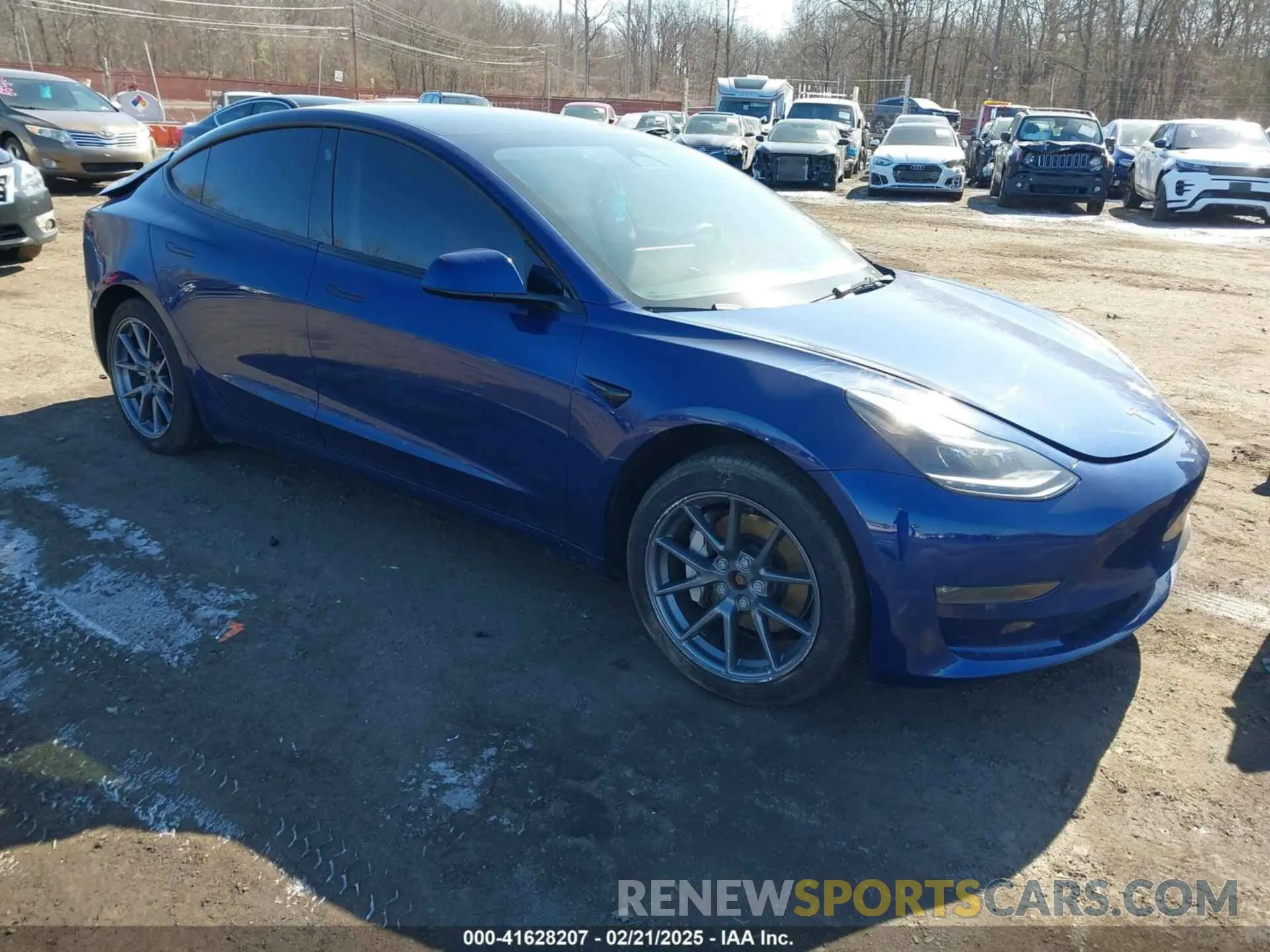 1 Photograph of a damaged car 5YJ3E1EB2PF602781 TESLA MODEL 3 2023