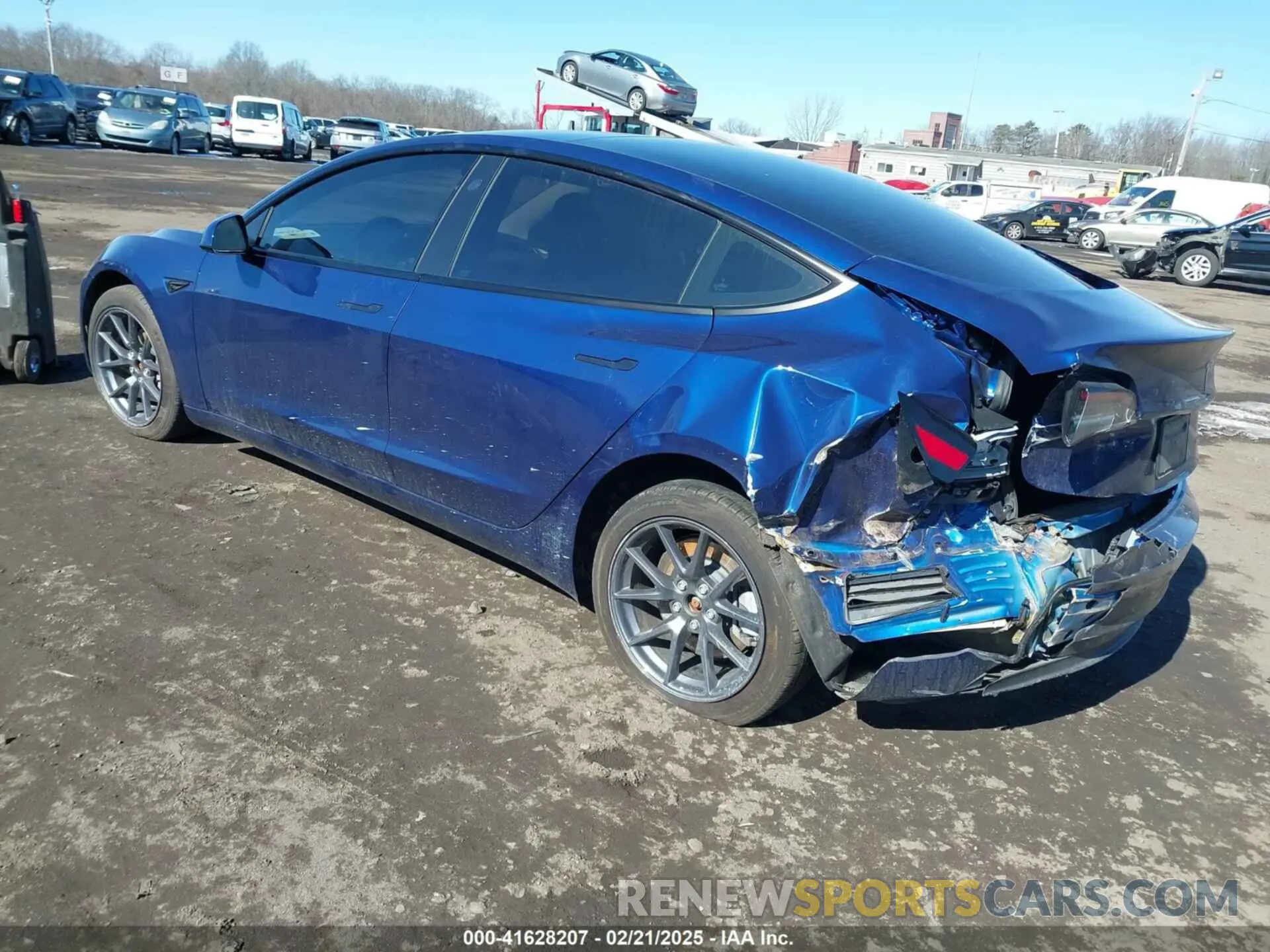 3 Photograph of a damaged car 5YJ3E1EB2PF602781 TESLA MODEL 3 2023