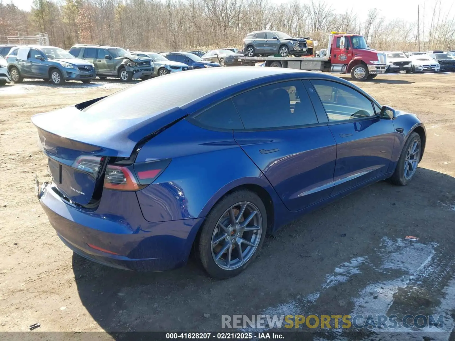 4 Photograph of a damaged car 5YJ3E1EB2PF602781 TESLA MODEL 3 2023