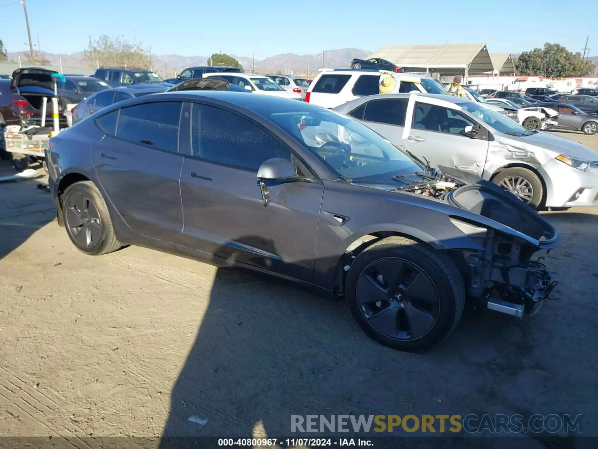 1 Photograph of a damaged car 5YJ3E1EB2PF628541 TESLA MODEL 3 2023