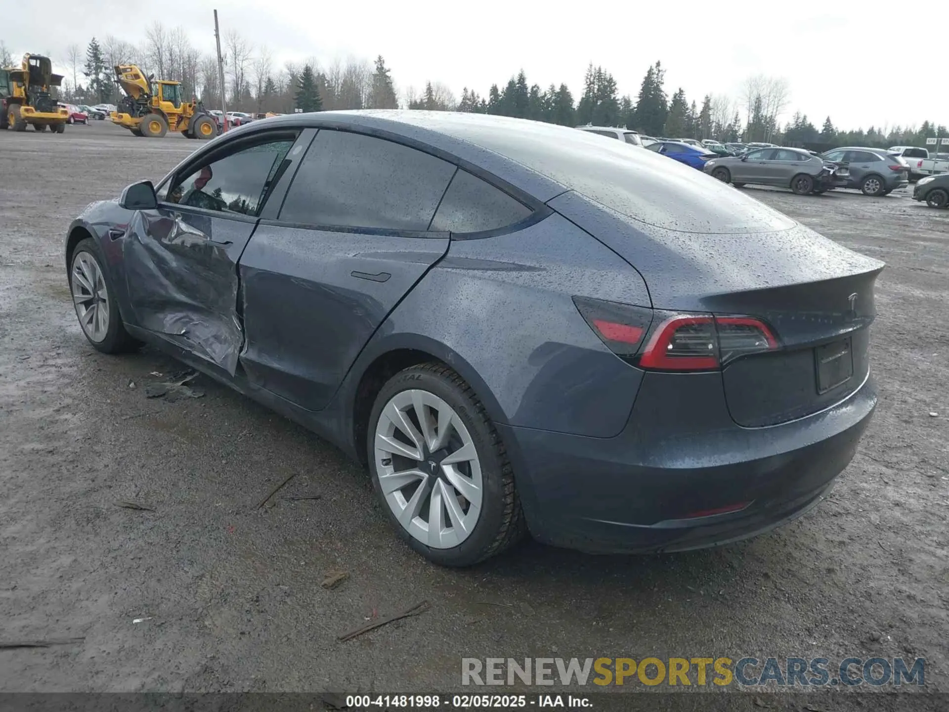3 Photograph of a damaged car 5YJ3E1EB2PF637191 TESLA MODEL 3 2023