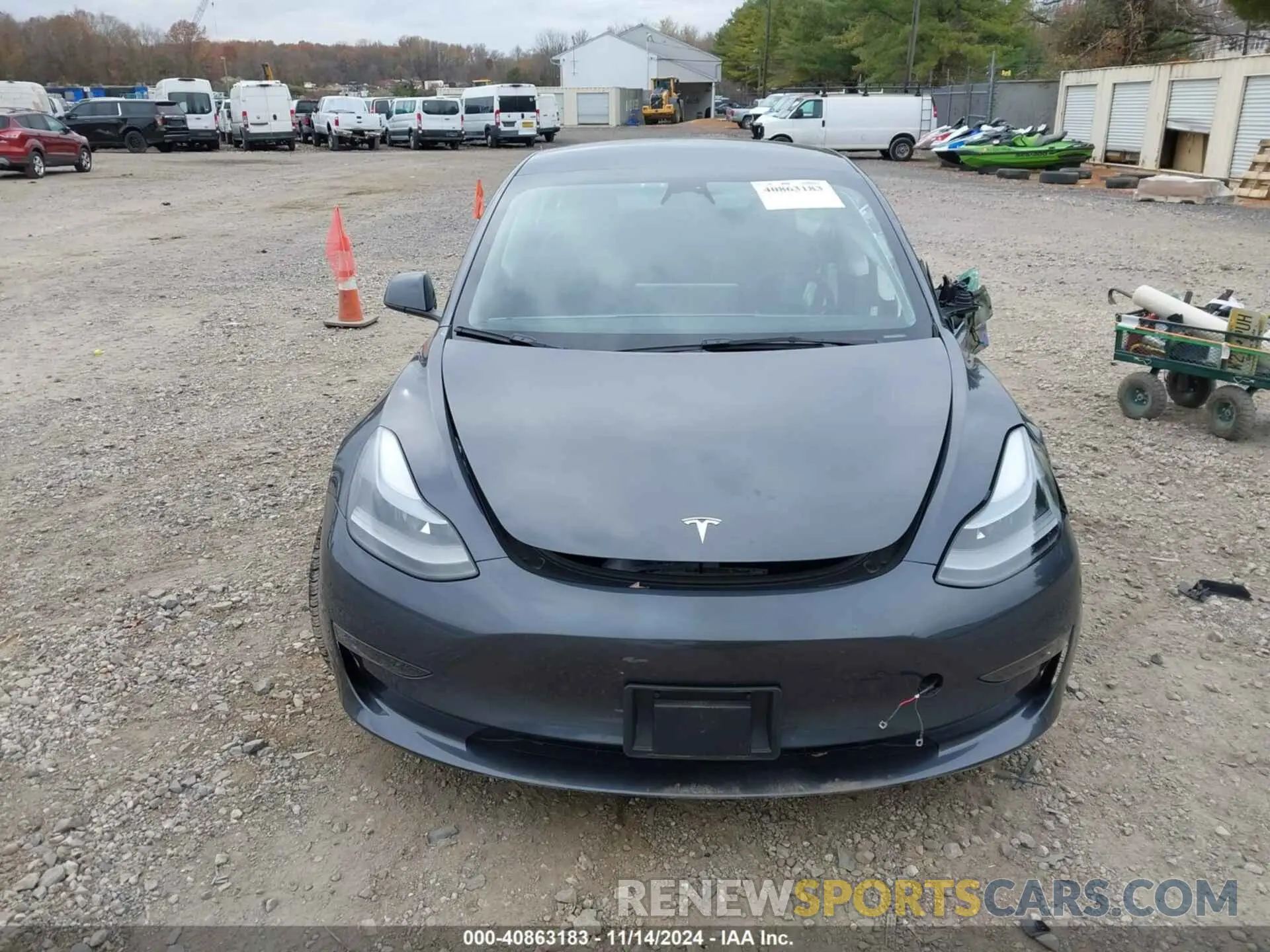 12 Фотография поврежденного автомобиля 5YJ3E1EB2PF686312 TESLA MODEL 3 2023