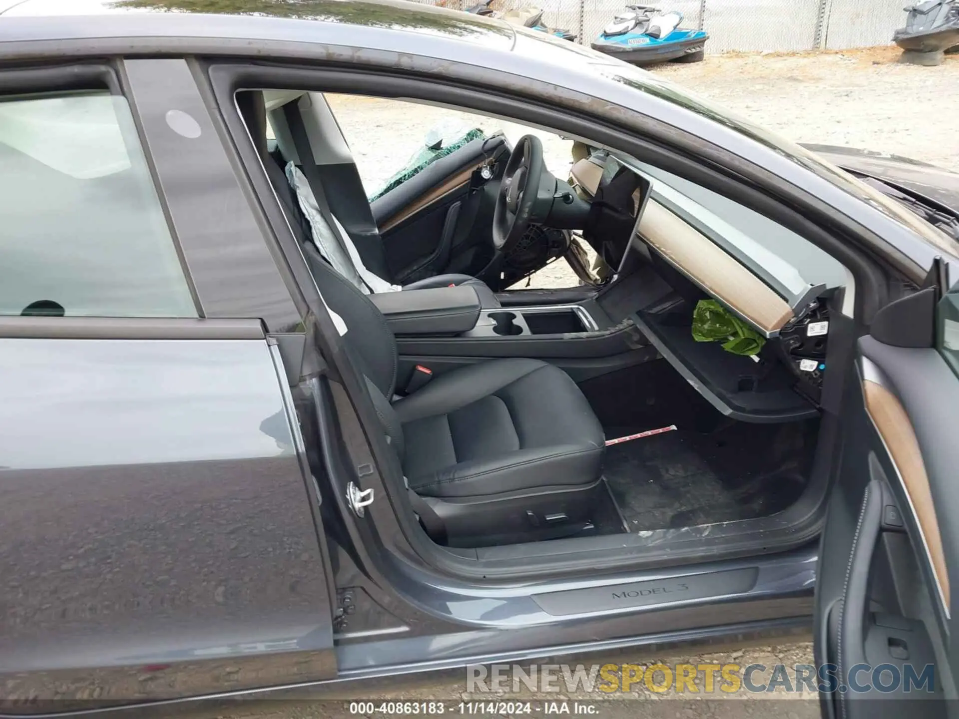 5 Фотография поврежденного автомобиля 5YJ3E1EB2PF686312 TESLA MODEL 3 2023