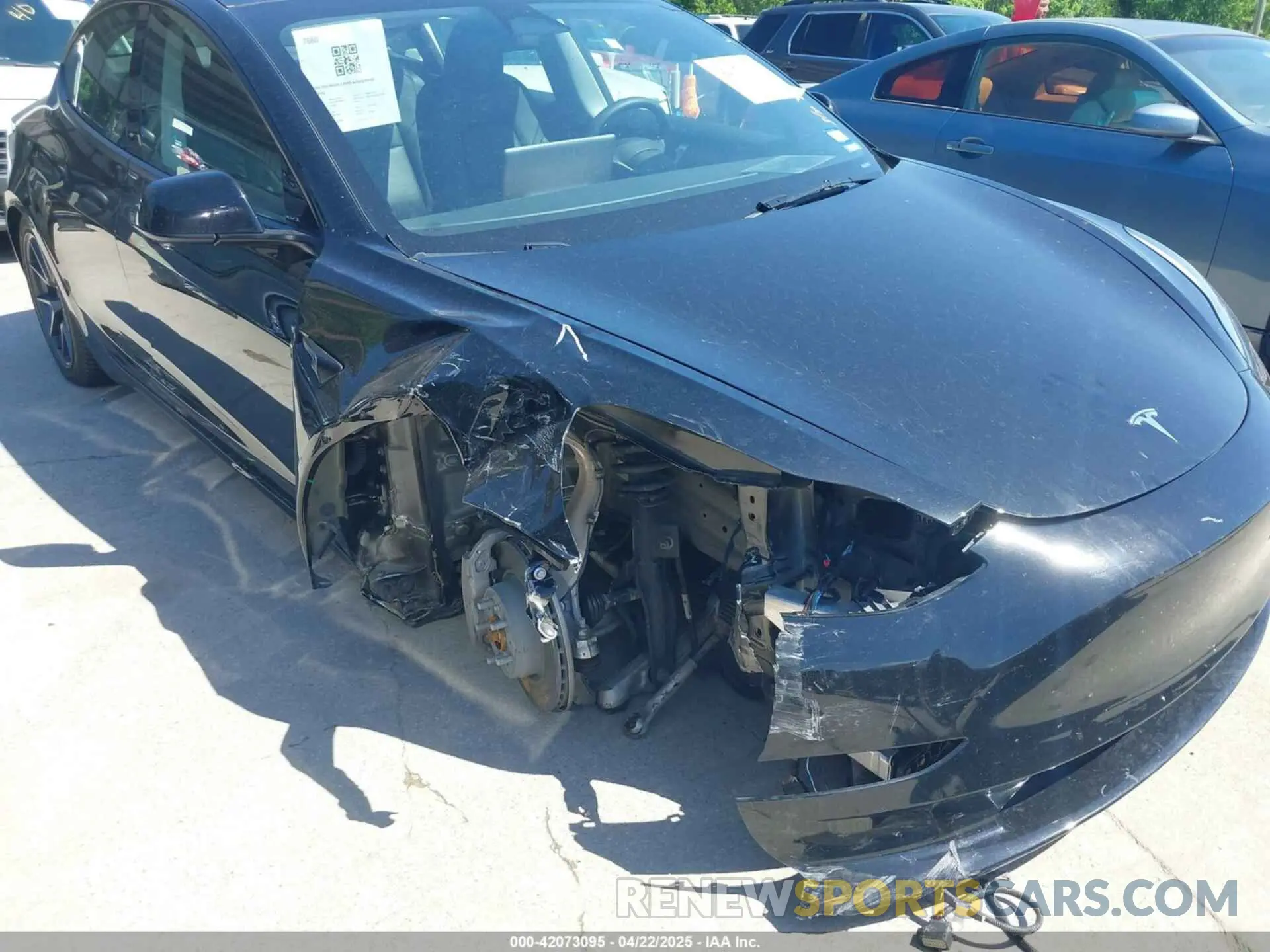 6 Фотография поврежденного автомобиля 5YJ3E1EB2PF688173 TESLA MODEL 3 2023