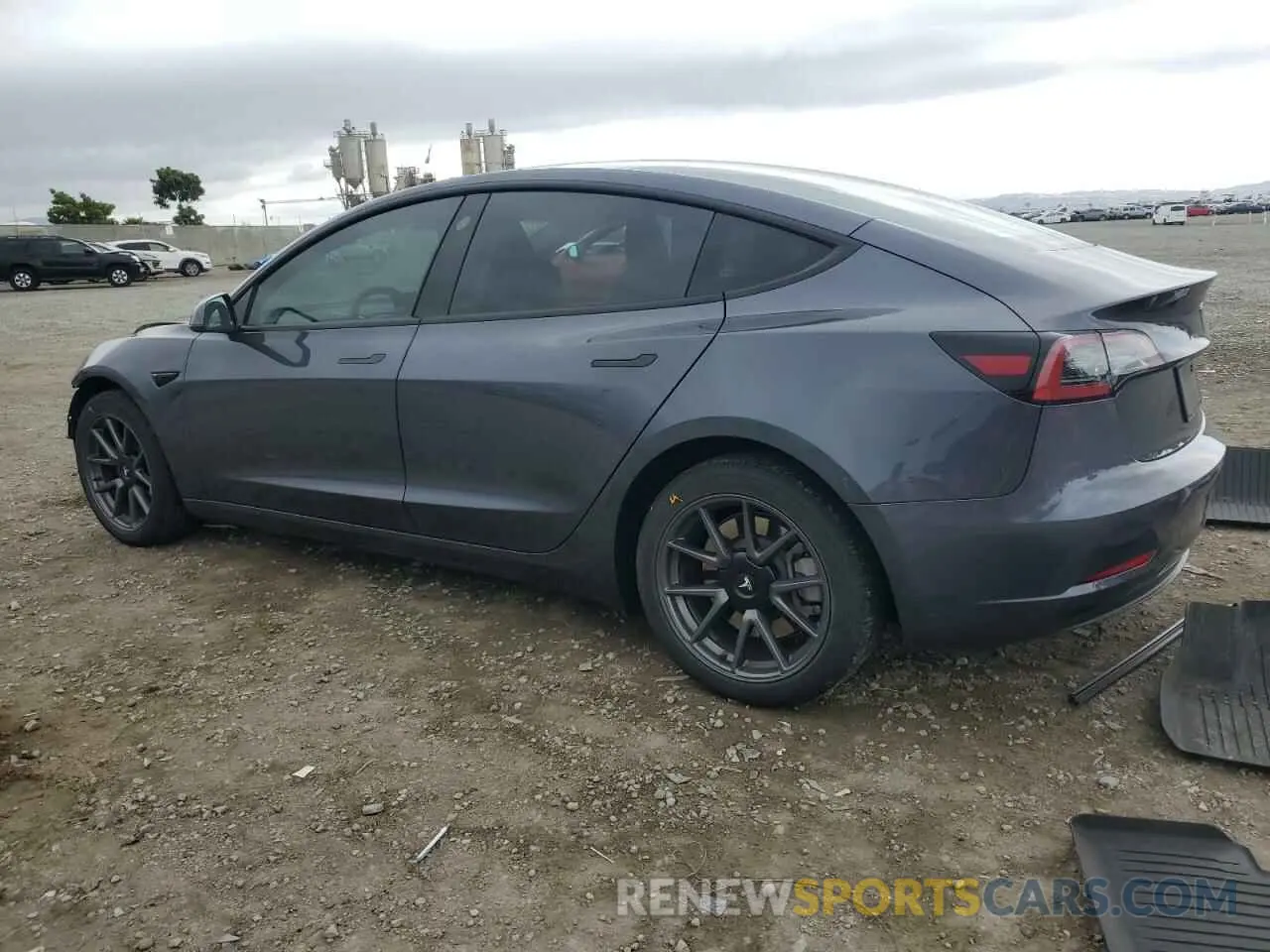 2 Photograph of a damaged car 5YJ3E1EB2PF694247 TESLA MODEL 3 2023