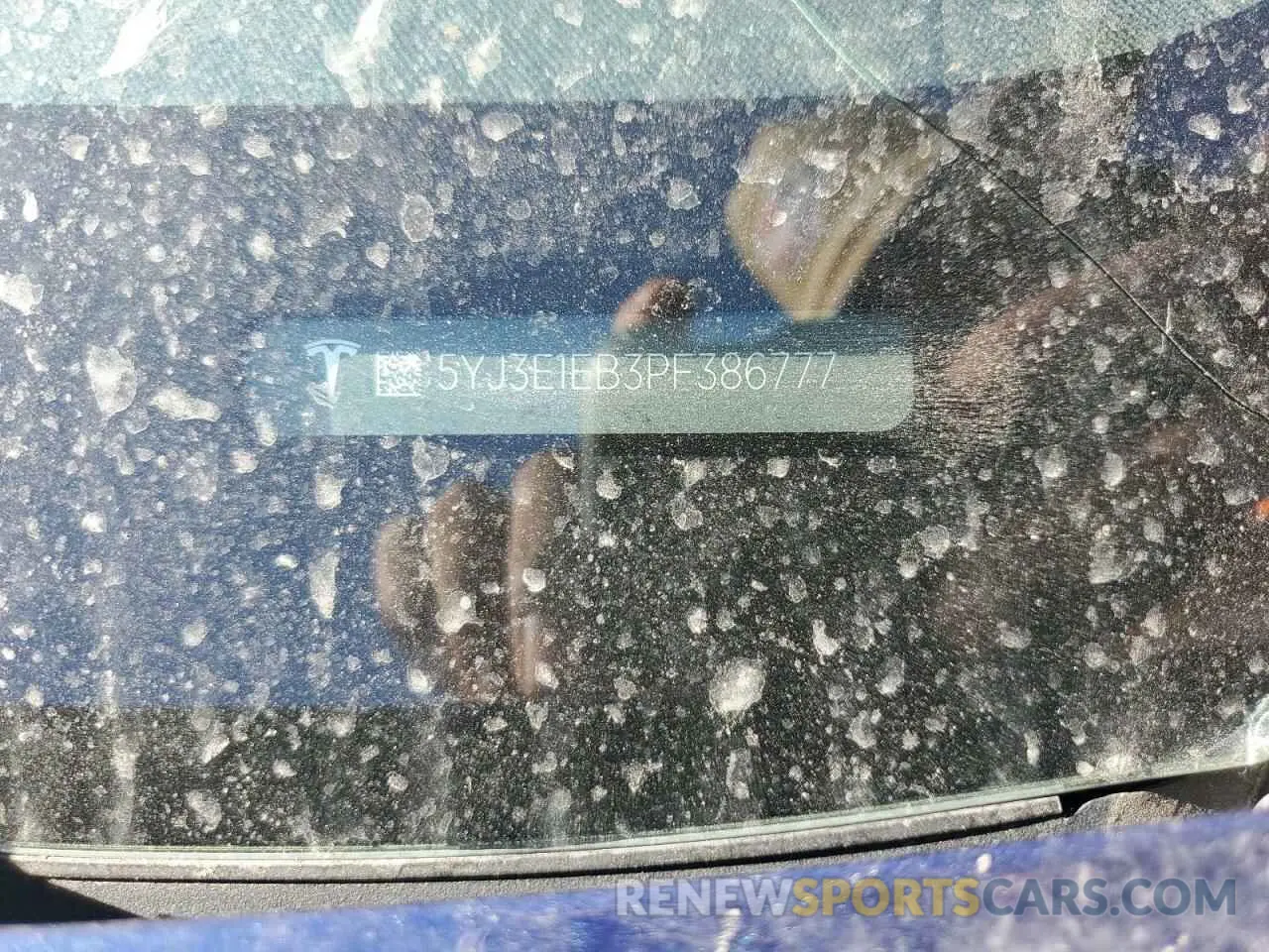 12 Фотография поврежденного автомобиля 5YJ3E1EB3PF386777 TESLA MODEL 3 2023