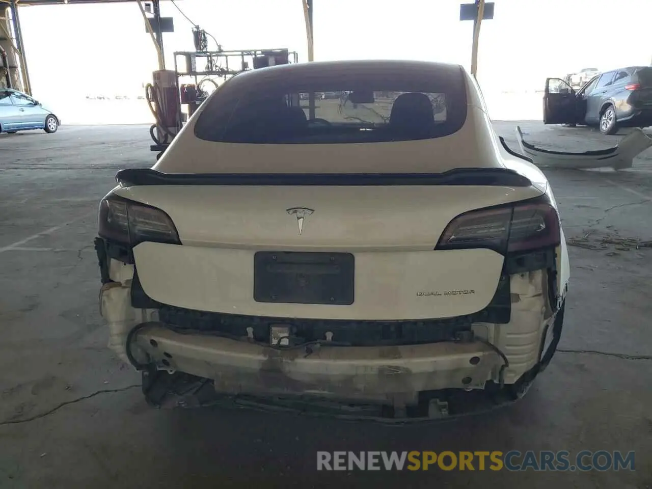 6 Photograph of a damaged car 5YJ3E1EB3PF389260 TESLA MODEL 3 2023