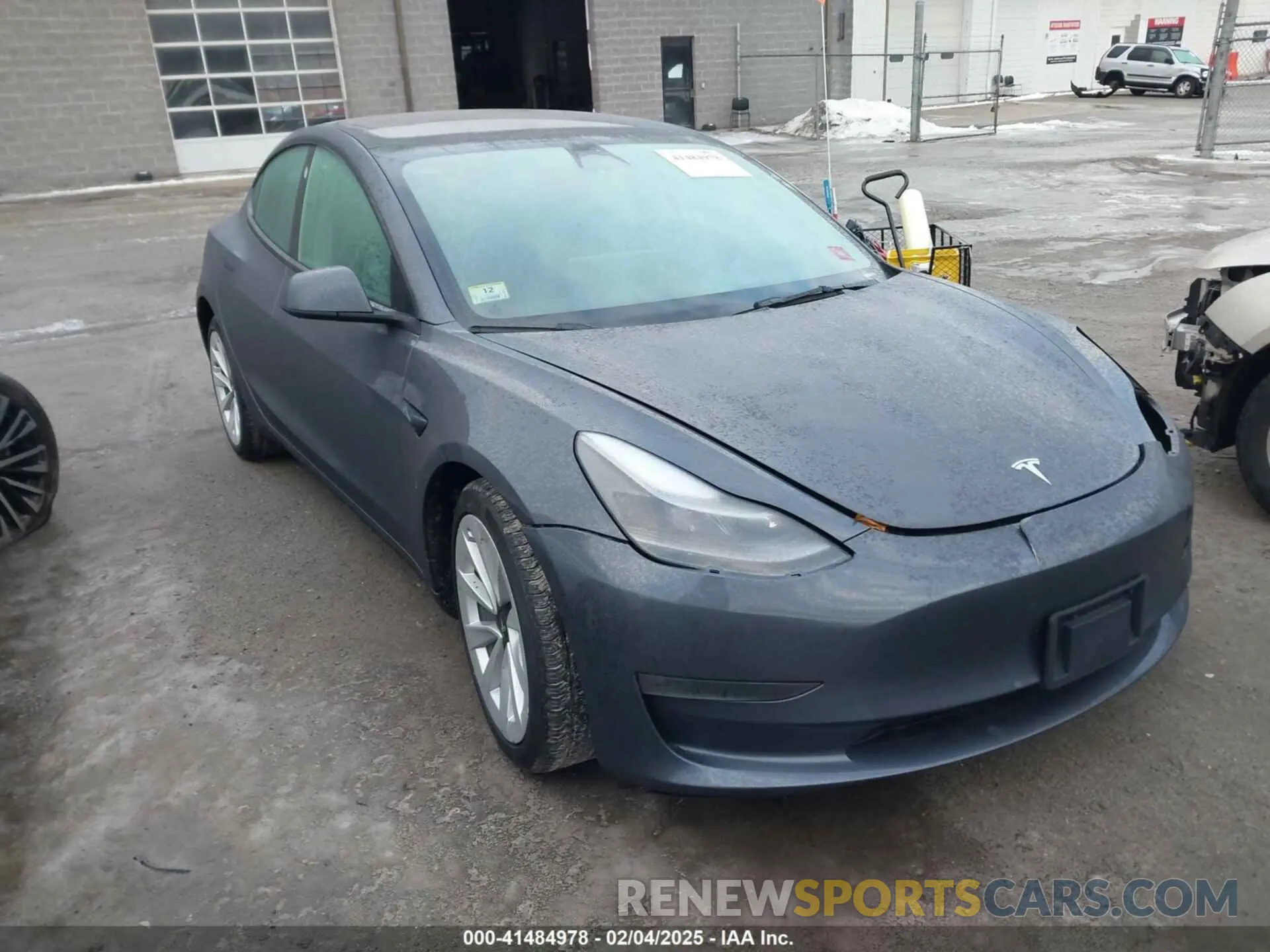 1 Photograph of a damaged car 5YJ3E1EB3PF389517 TESLA MODEL 3 2023