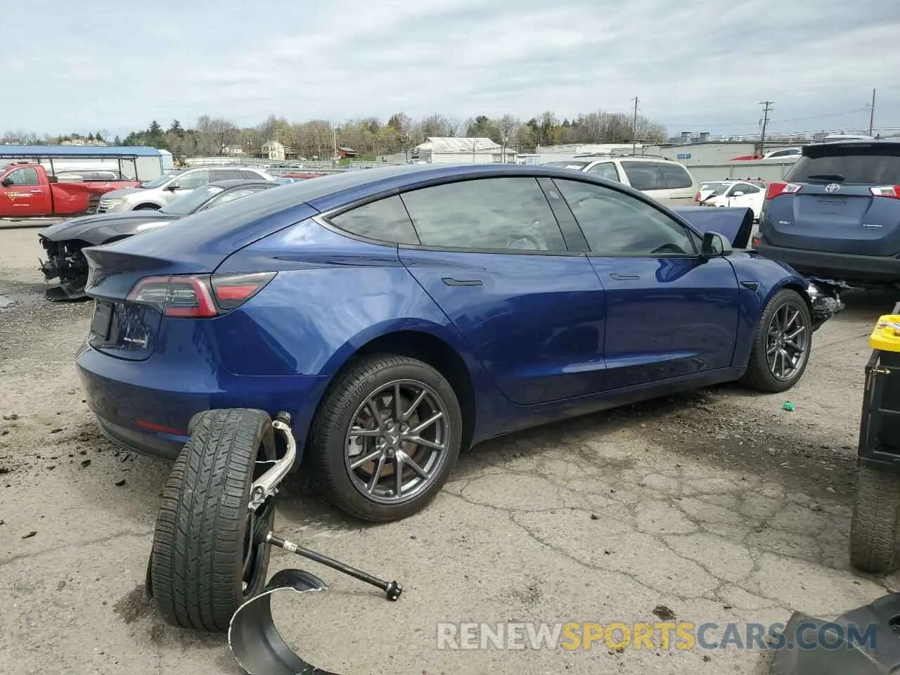 3 Фотография поврежденного автомобиля 5YJ3E1EB3PF390263 TESLA MODEL 3 2023