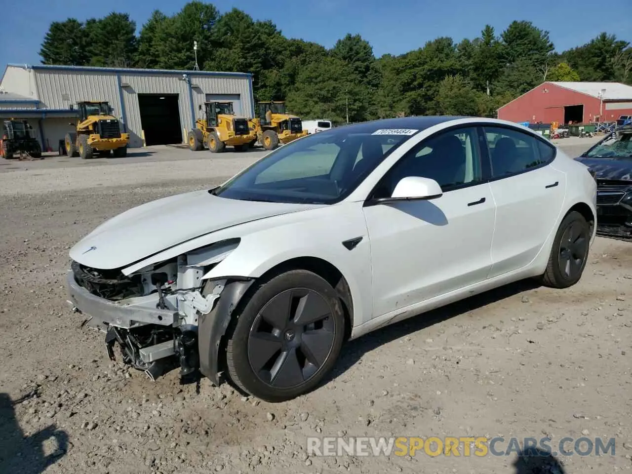 1 Photograph of a damaged car 5YJ3E1EB3PF415386 TESLA MODEL 3 2023