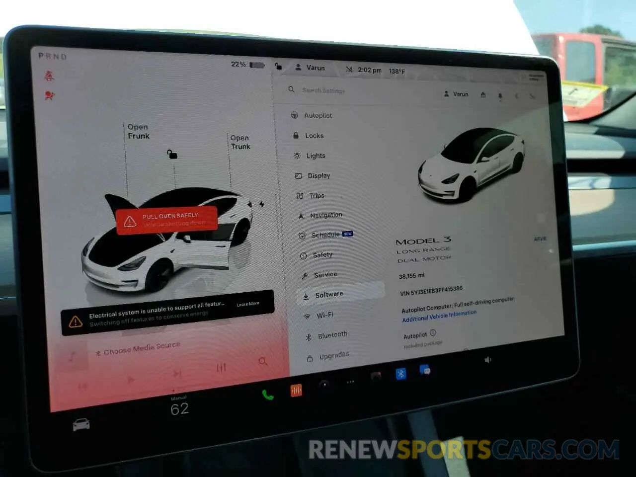 9 Photograph of a damaged car 5YJ3E1EB3PF415386 TESLA MODEL 3 2023