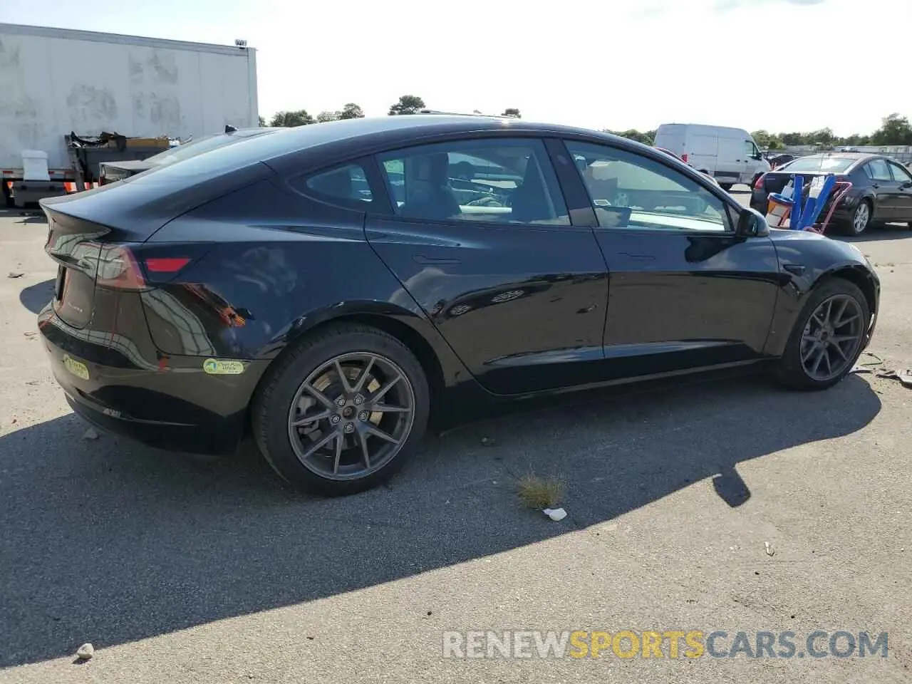 3 Photograph of a damaged car 5YJ3E1EB3PF595954 TESLA MODEL 3 2023