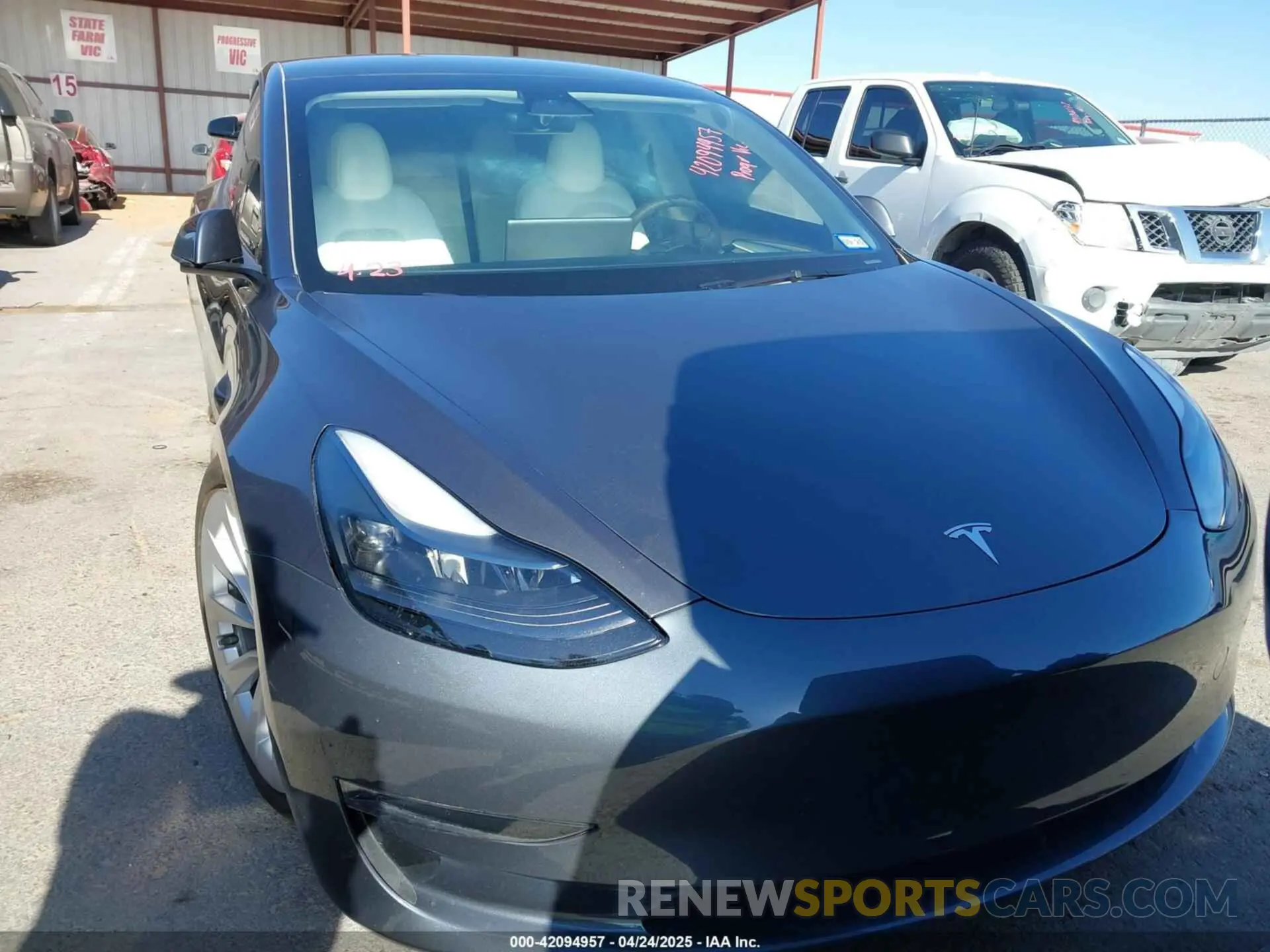 11 Фотография поврежденного автомобиля 5YJ3E1EB3PF626345 TESLA MODEL 3 2023
