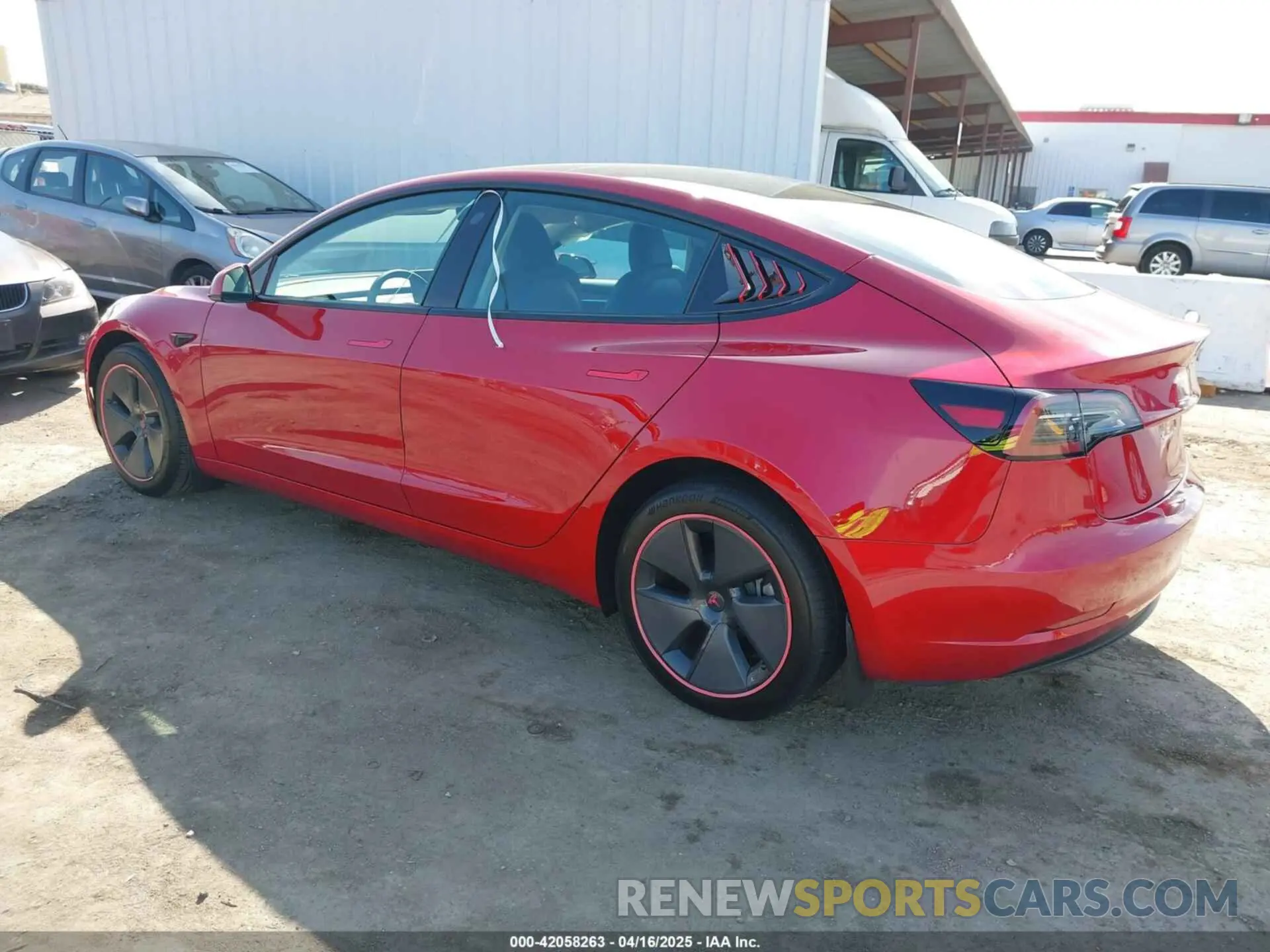 3 Photograph of a damaged car 5YJ3E1EB3PF637815 TESLA MODEL 3 2023