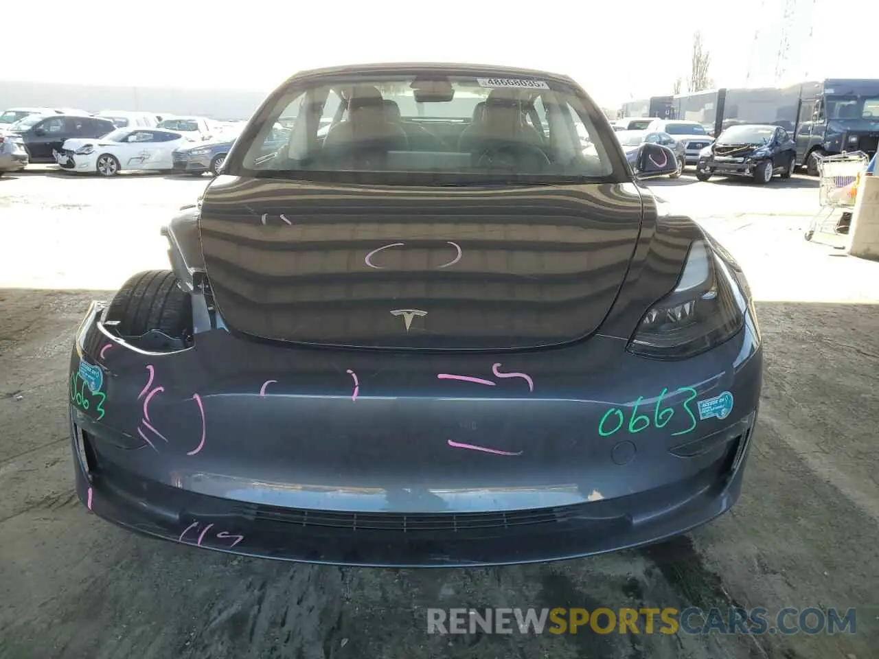 5 Фотография поврежденного автомобиля 5YJ3E1EB3PF705515 TESLA MODEL 3 2023