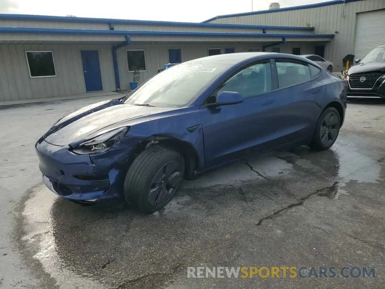 1 Photograph of a damaged car 5YJ3E1EB4PF390885 TESLA MODEL 3 2023